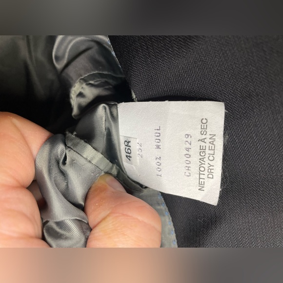 MENS PETER MILLAR SPORT COAT BLAZER JACKET BLACK SIZE 46R - Picture 4 of 9
